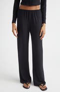 LESET Lauren Knit Wide Leg Pants
