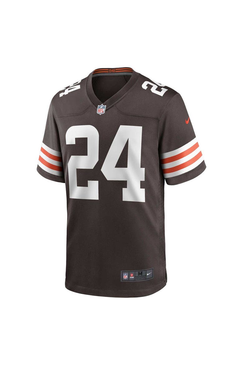 Men's Nike Nick Chubb Brown Cleveland Browns Game Jersey, Alternate, color, Brown
