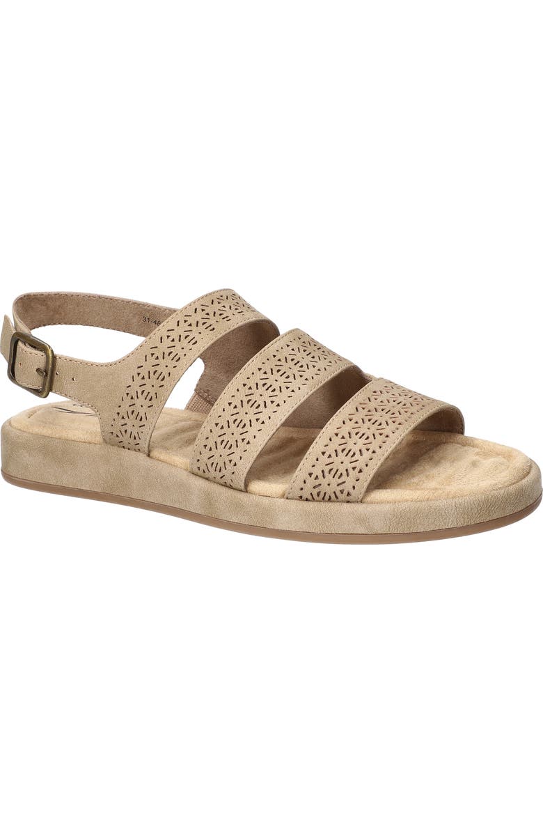 EASY STREET Link Laser Cut Slingback Sandal, Main, color, Natural