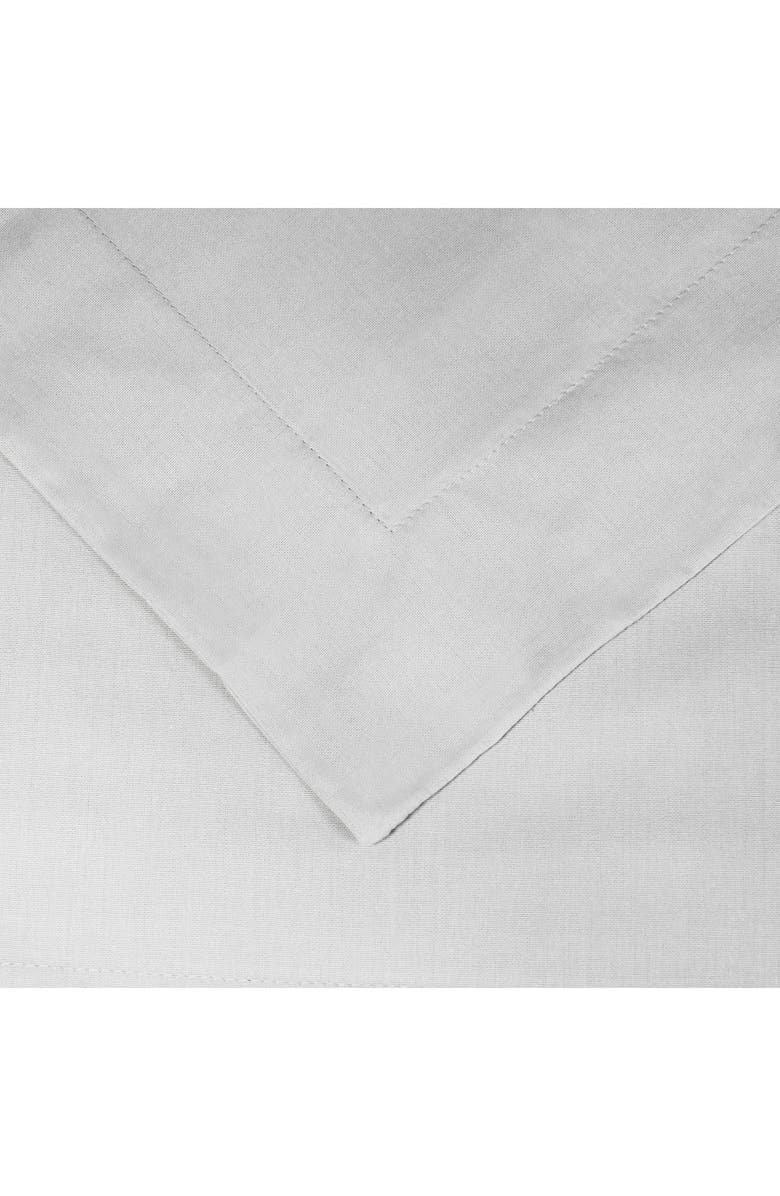 Superior Solid 300 Thread Count Sateen Duvet Cover & Shams Set, Alternate, color, Platinum