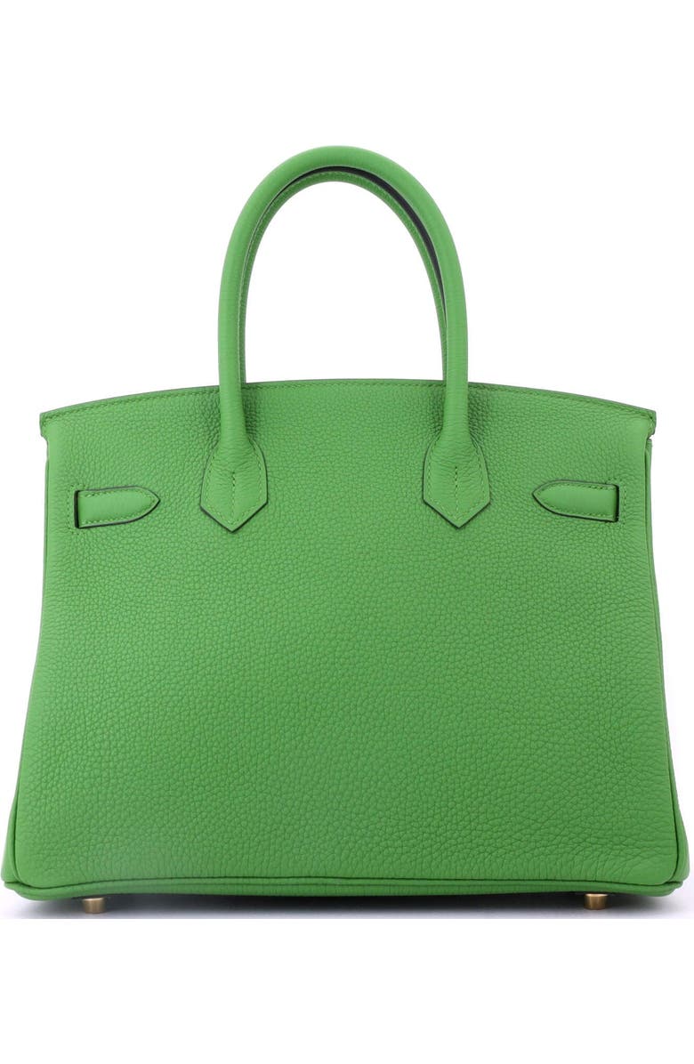 Pre-Owned Hermes Birkin Handbag Green Togo with Gold Hardware 30, Alternate, color, Vert Yucca