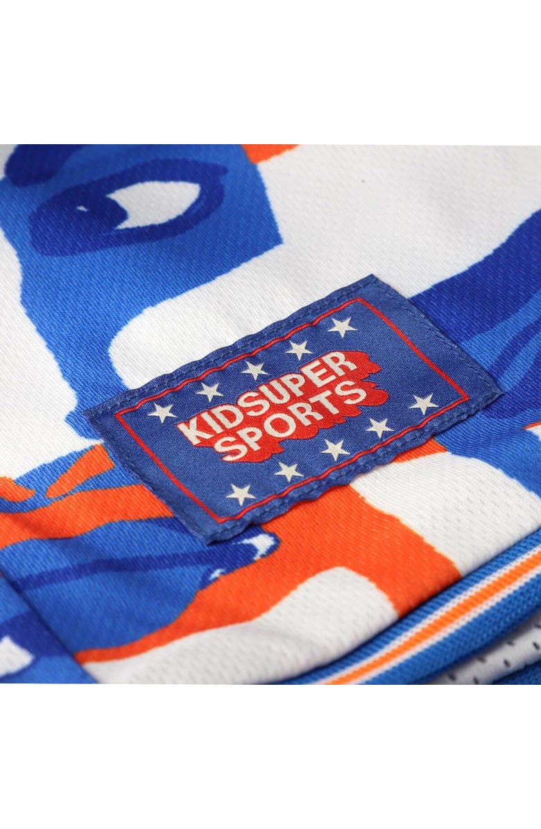 NBA X KIDSUPER Unisex NBA & KidSuper Studios by Fanatics White New York Knicks Hometown Shorts, Alternate, color, White