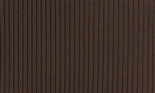 Open Edit Rib Long Sleeve Turtleneck Sweater Dress In Brown