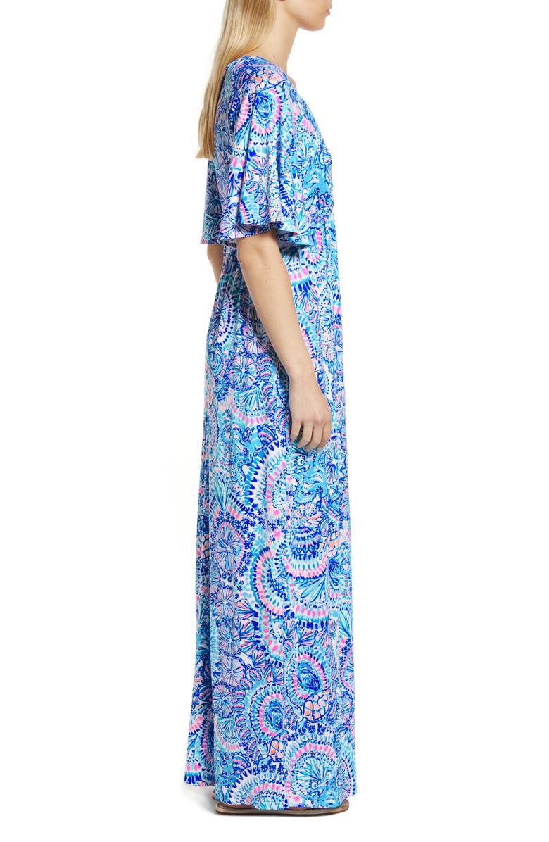 Lilly Pulitzer<sup>®</sup> Minka Floral Maxi Dress, Alternate, color,