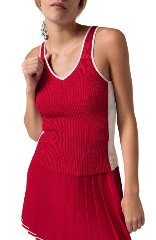 Alp N Rock Bailey Rib Tank In Red