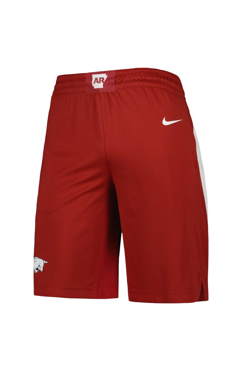 Nike Men's Nike Crimson Arkansas Razorbacks Replica Team Basketball Shorts, Alternate, color, Cardinal