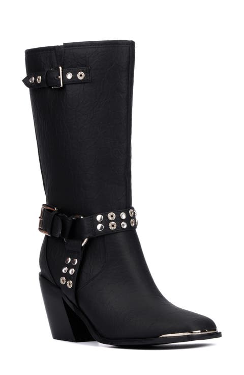 Tarot Card Studded Boot (Women)