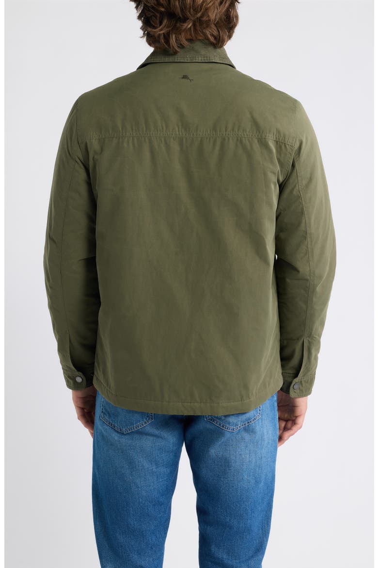 Moss Beach Wax Coated Field Jacket, Alternate, color, OAKMOSS