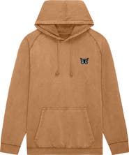 Dalix Butterfly Womens Mineral Washed Hoodie