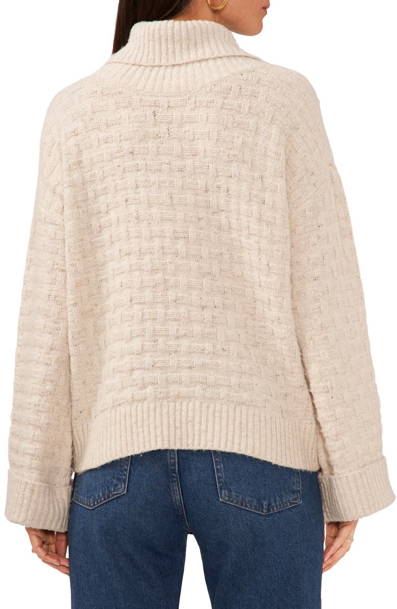 Vince Camuto Sequin Turtleneck Sweater, Alternate, color, 