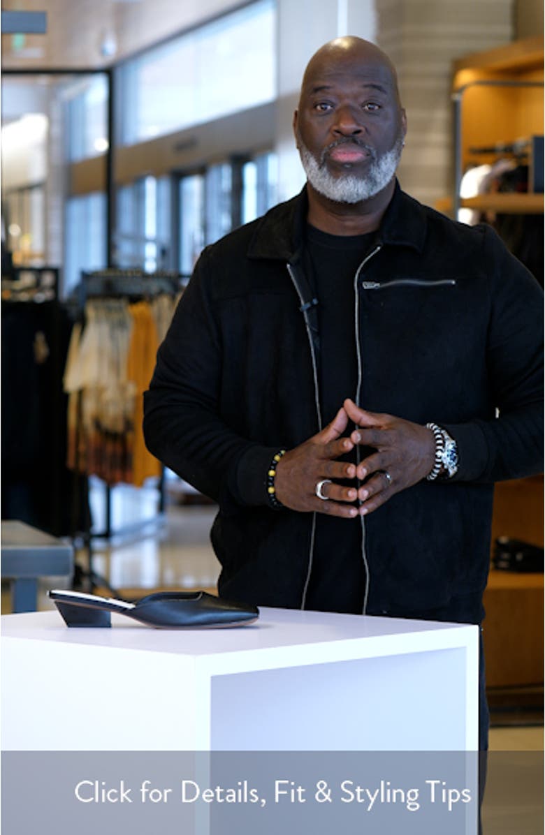 Nicola Square Toe Mule, sales video thumbnail