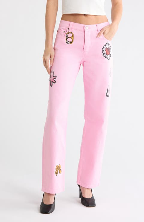 Runway Charm Straight Leg Jeans