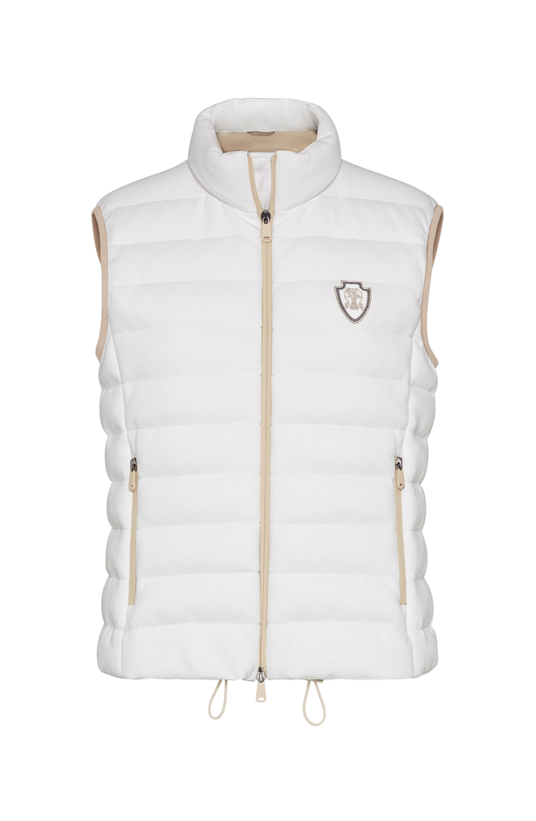 Brunello Cucinelli Down vest, Main, color, White