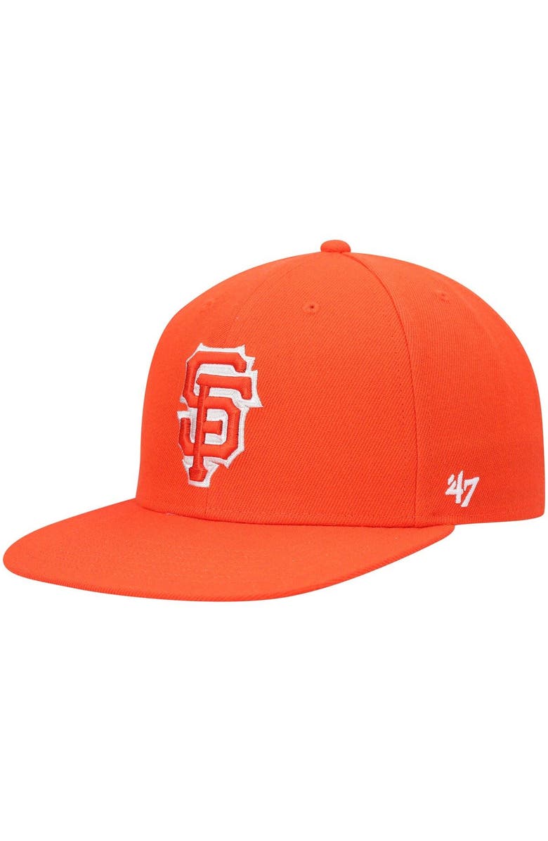 '47 Men's '47 Orange San Francisco Giants 2021 City Connect Captain Snapback Hat, Alternate, color, Orange
