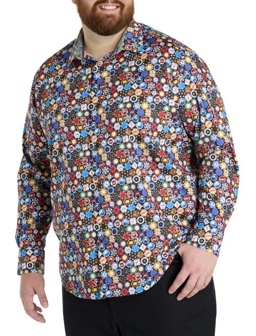 ROBERT GRAHAM DXL ROBERT GRAHAM DXL BIG & TALL HIGHROLLER SPORT SHIRT