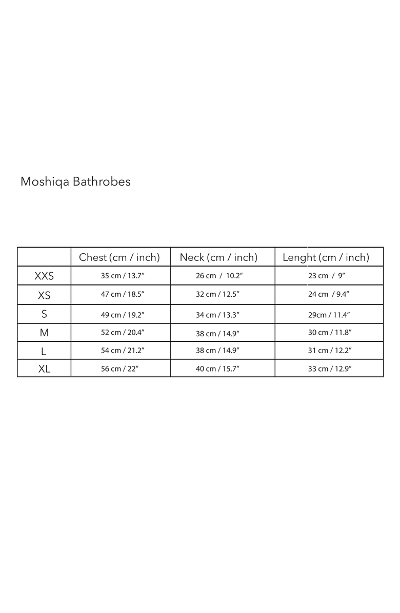 Moshiqa Principessa Bathrobe, Alternate, color, Beige