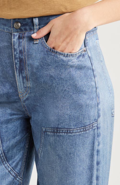 Rag & Bone Womens Miramar Logan Carpenter Printed Woven Trousers Avalon