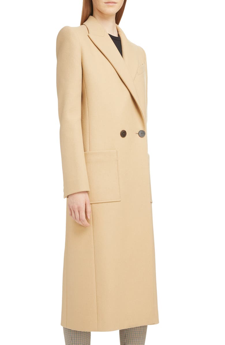 Givenchy Double Breasted Wool Coat, Alternate, color,