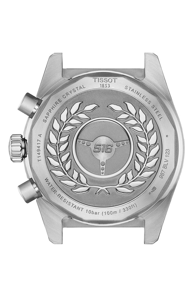 Tissot PR516 Bracelet Chronograph Watch, 40mm, Alternate, color, Blue