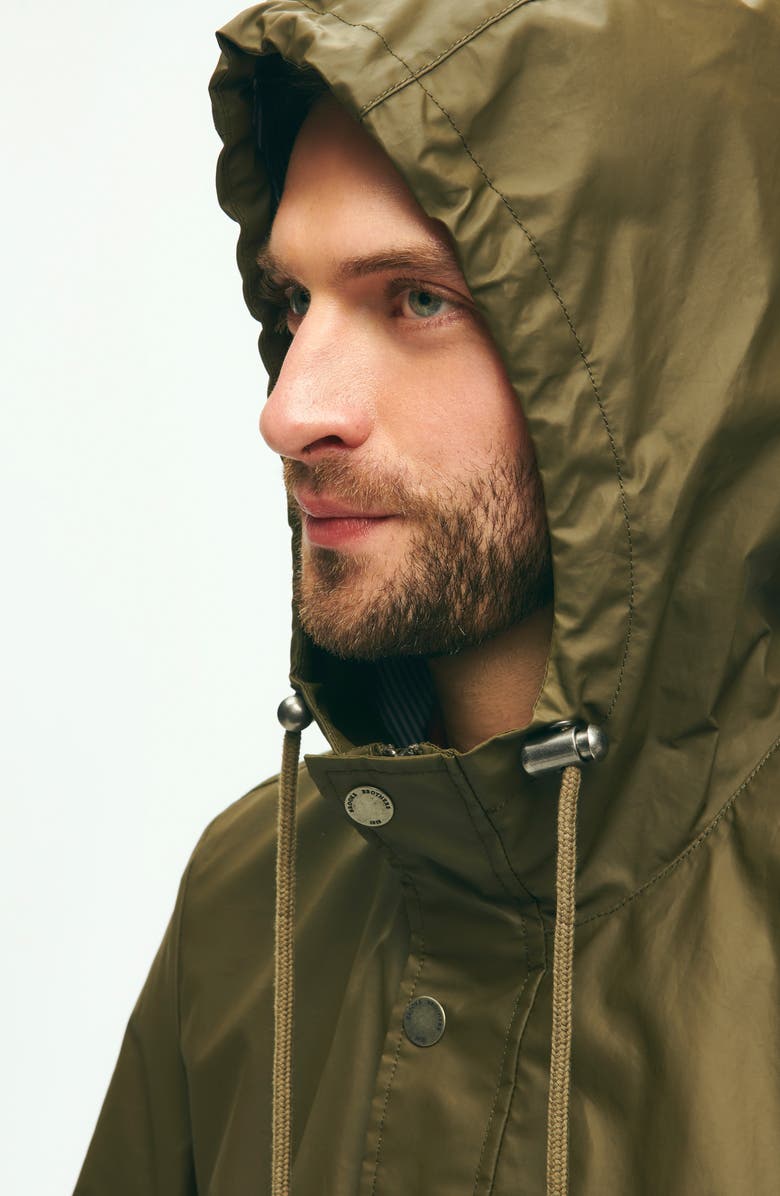 Brooks Brothers Out Bonded Hooded Jacket, Alternate, color, 