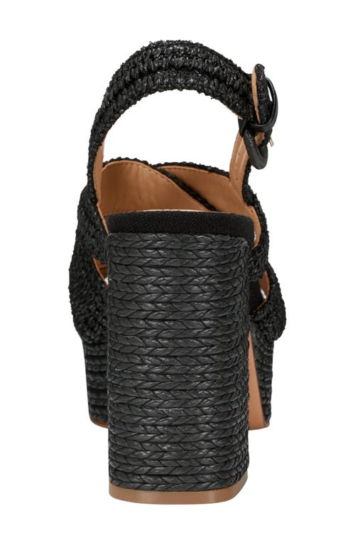 Marc Fisher Ltd Caddy Platform Sandal In Black