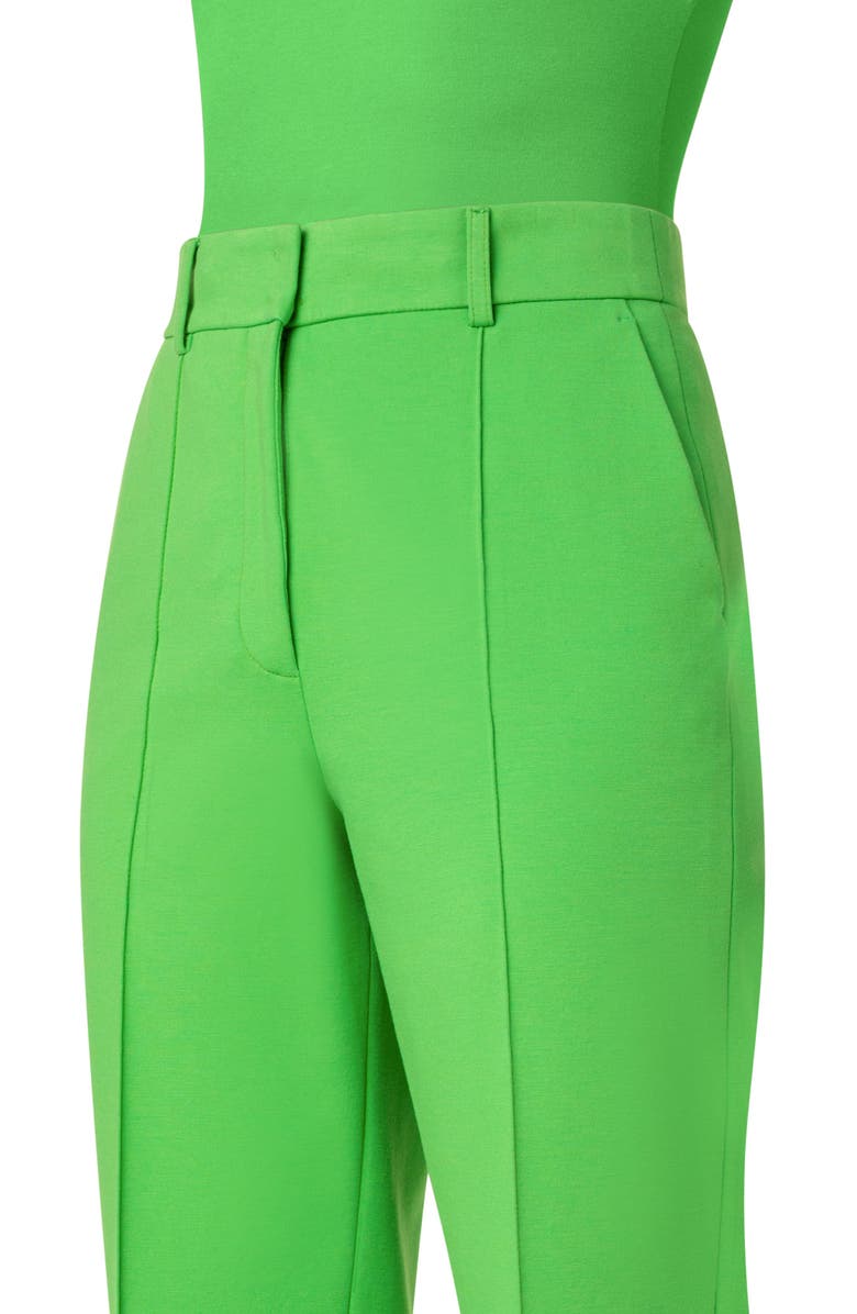 Akris punto Ferry Pintuck Signature Jersey Trousers, Alternate, color, 