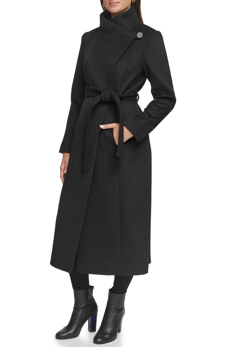 Kenneth Cole New York Fencer Collar Trench Coat, Alternate, color, 