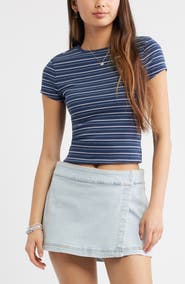 BP. Stretch Cotton Blend Baby Tee