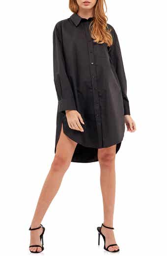 English Factory Classic Collar Shirtdress