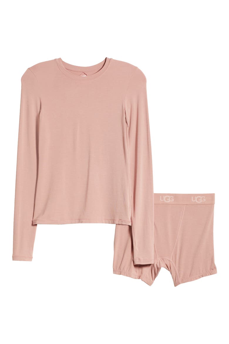Aidelene Long Sleeve Sleep Top, Alternate, color, BLUS