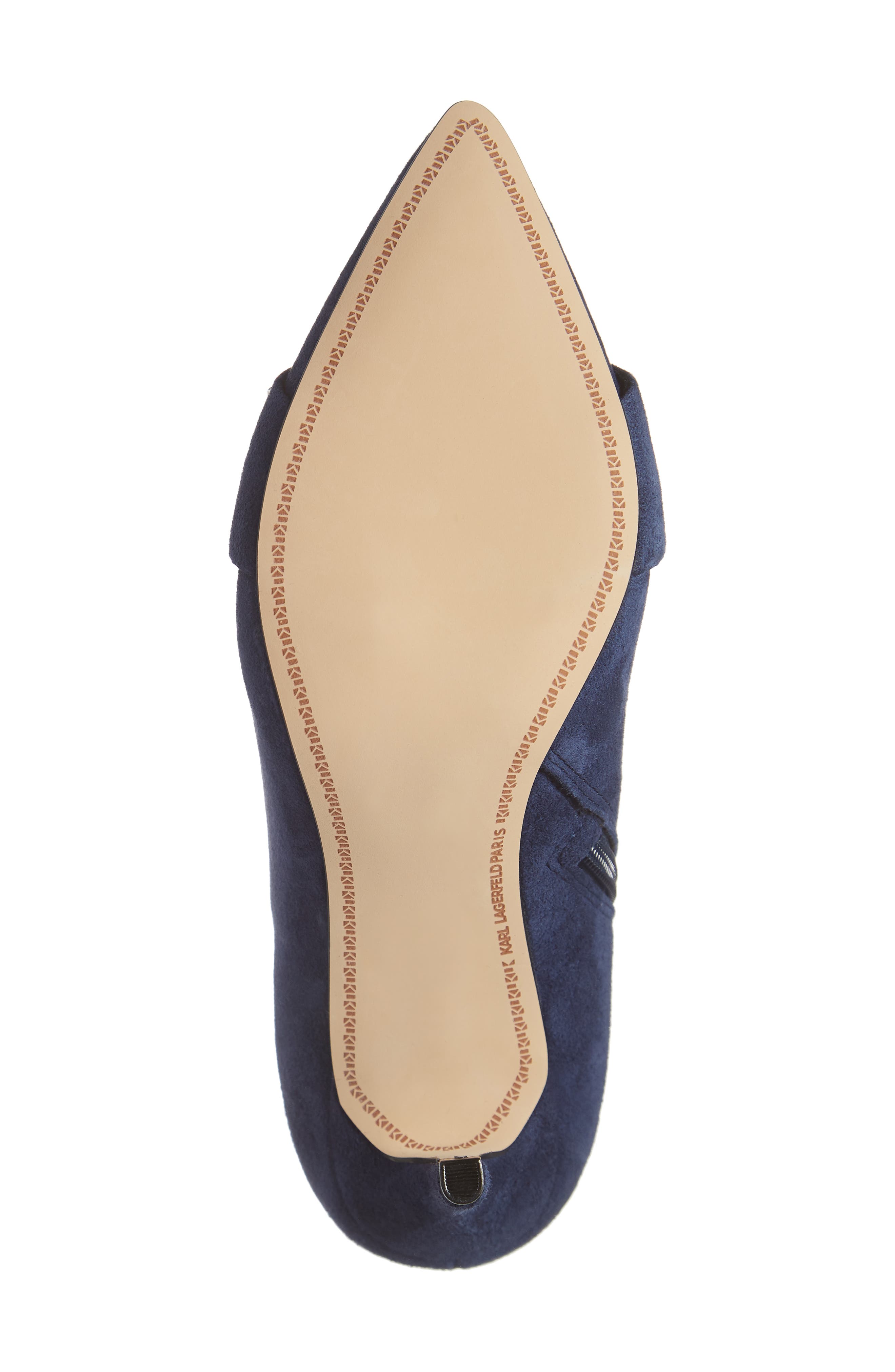 Rika Bootie, Alternate, color, NAVY SUEDE