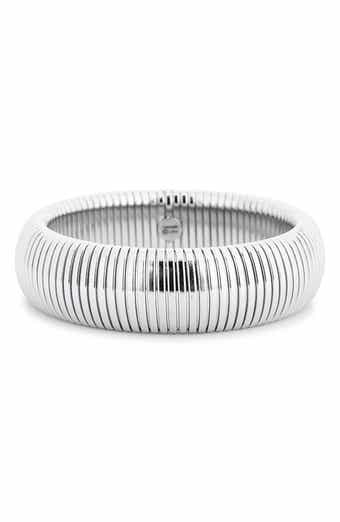 Kenneth Jay Lane Ribbed Stretch Bracelet