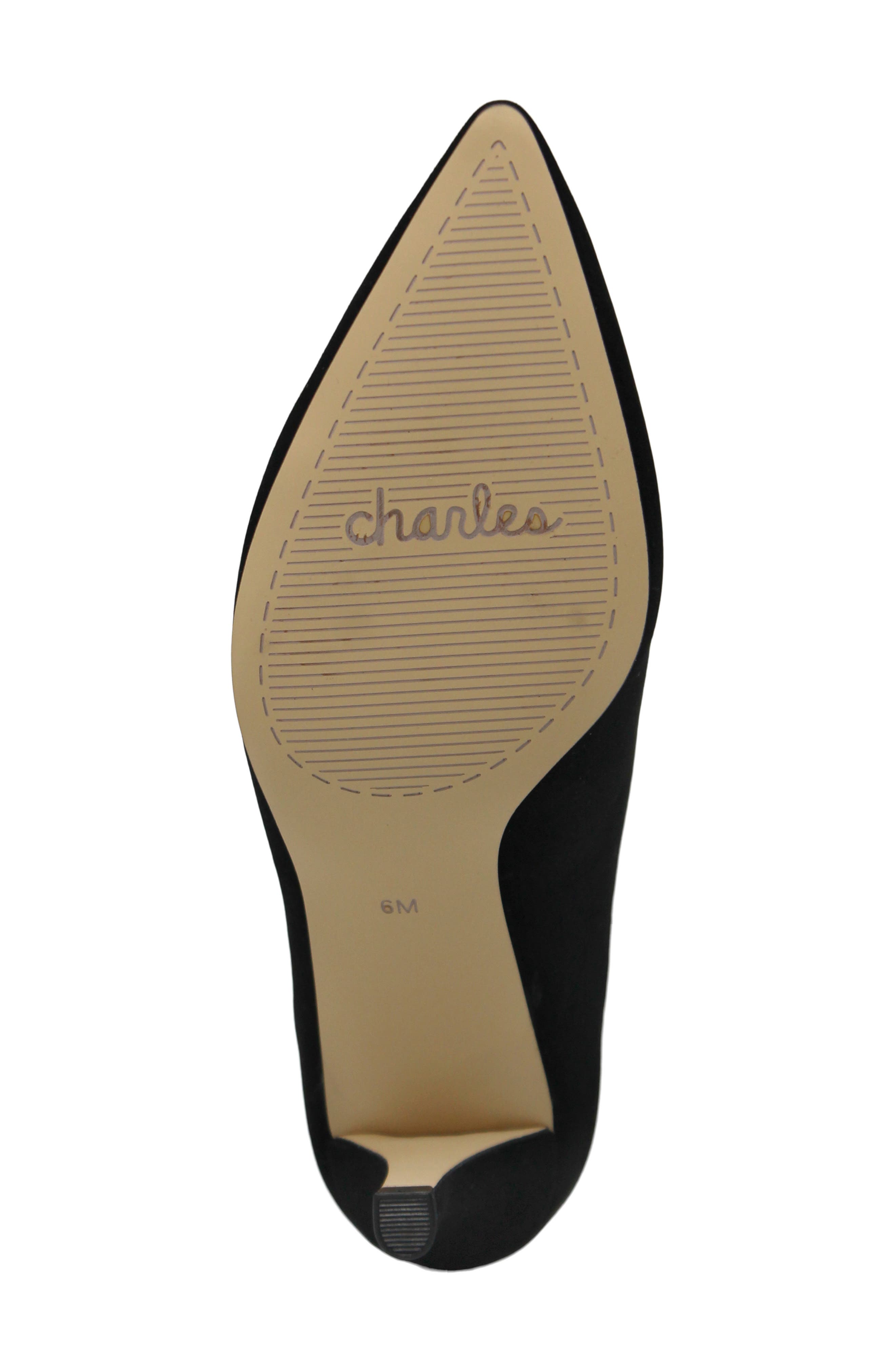 Charles by Charles David Alice Pointed Toe Bootie, Alternate, color, Black-Mssm