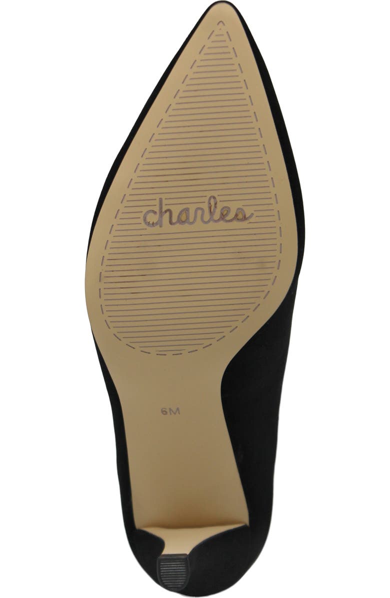 Charles by Charles David Alice Pointed Toe Bootie, Alternate, color, Black-Mssm