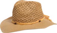 Vince Camuto Crochet Straw Bucket Hat