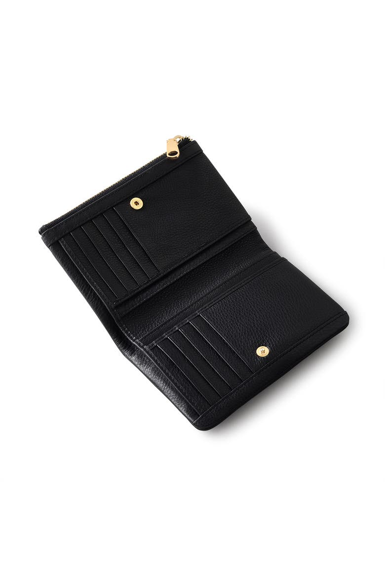 Mallow Street Medium Bifold Wallet, Alternate, color, BLACK