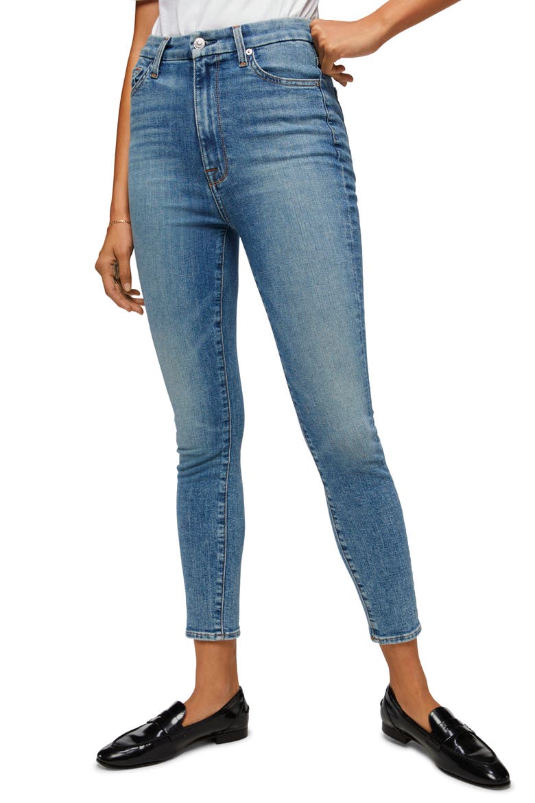 Aubrey Ultra High Waist Ankle Skinny Jeans, Main, color, SLOAN VINTAGE