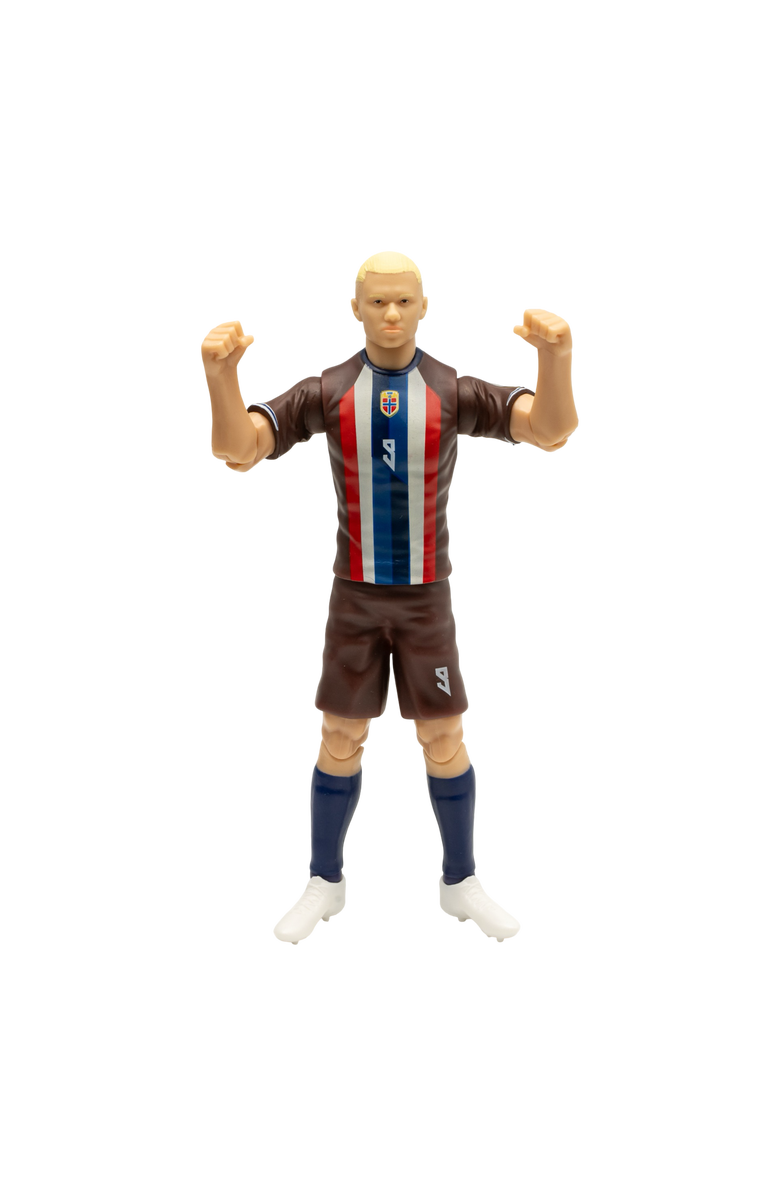 Banbo Toys SOCKERS Norway National Erling Haaland 8" Collectible Soccer Action Figure, Alternate, color, NO COLOR