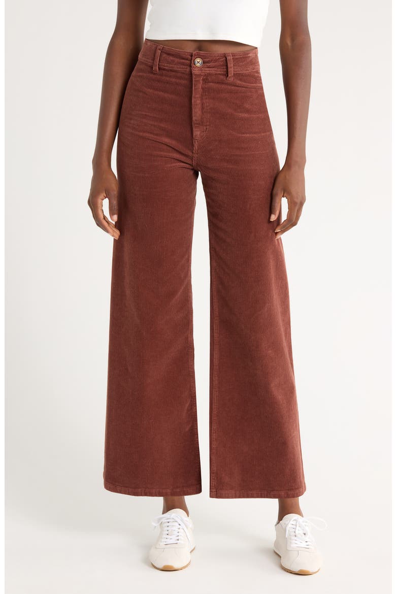Free Fall Stretch Cotton Corduroy Pants, Main, color, ESPRESSO