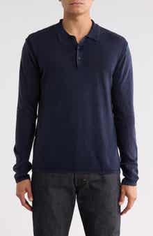 Dune Long Sleeve Cotton Polo
