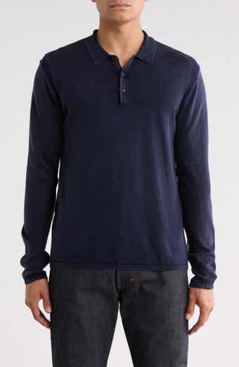 Dune Long Sleeve Cotton Polo