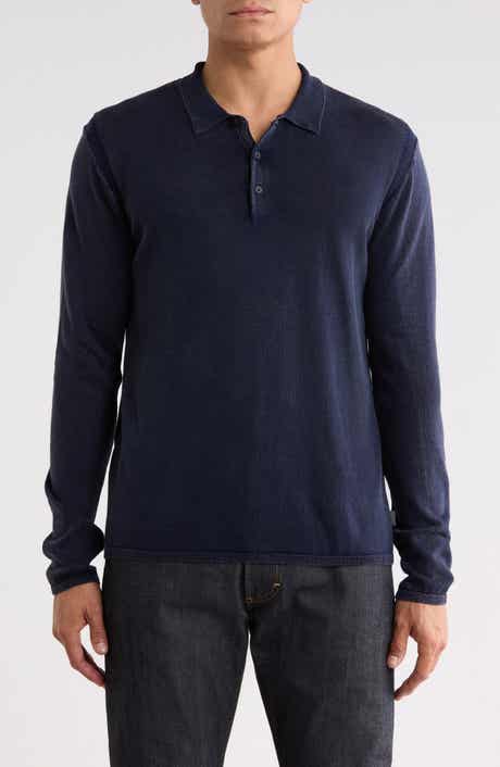 Dune Long Sleeve Cotton Polo