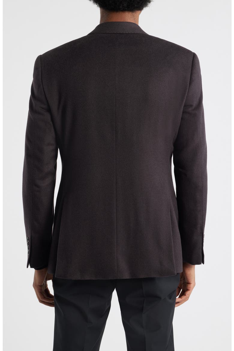 Dark Brown Cashmere Blazer, Alternate, color, SOLID DARK BROWN