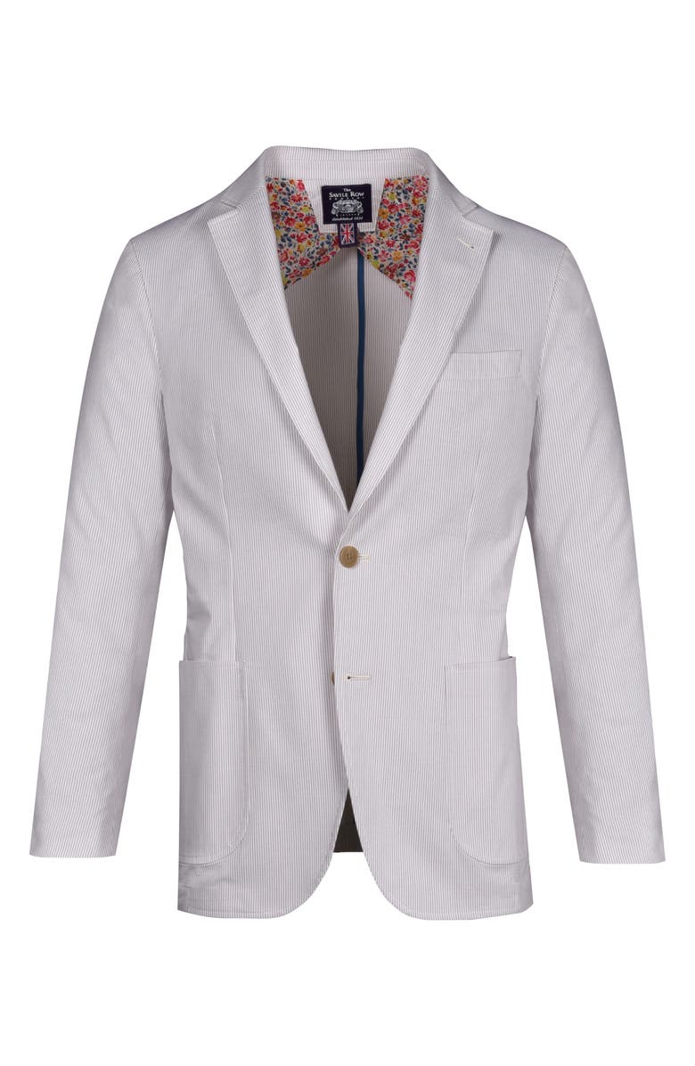SAVILE ROW CO Seersucker Blazer, Main, color,