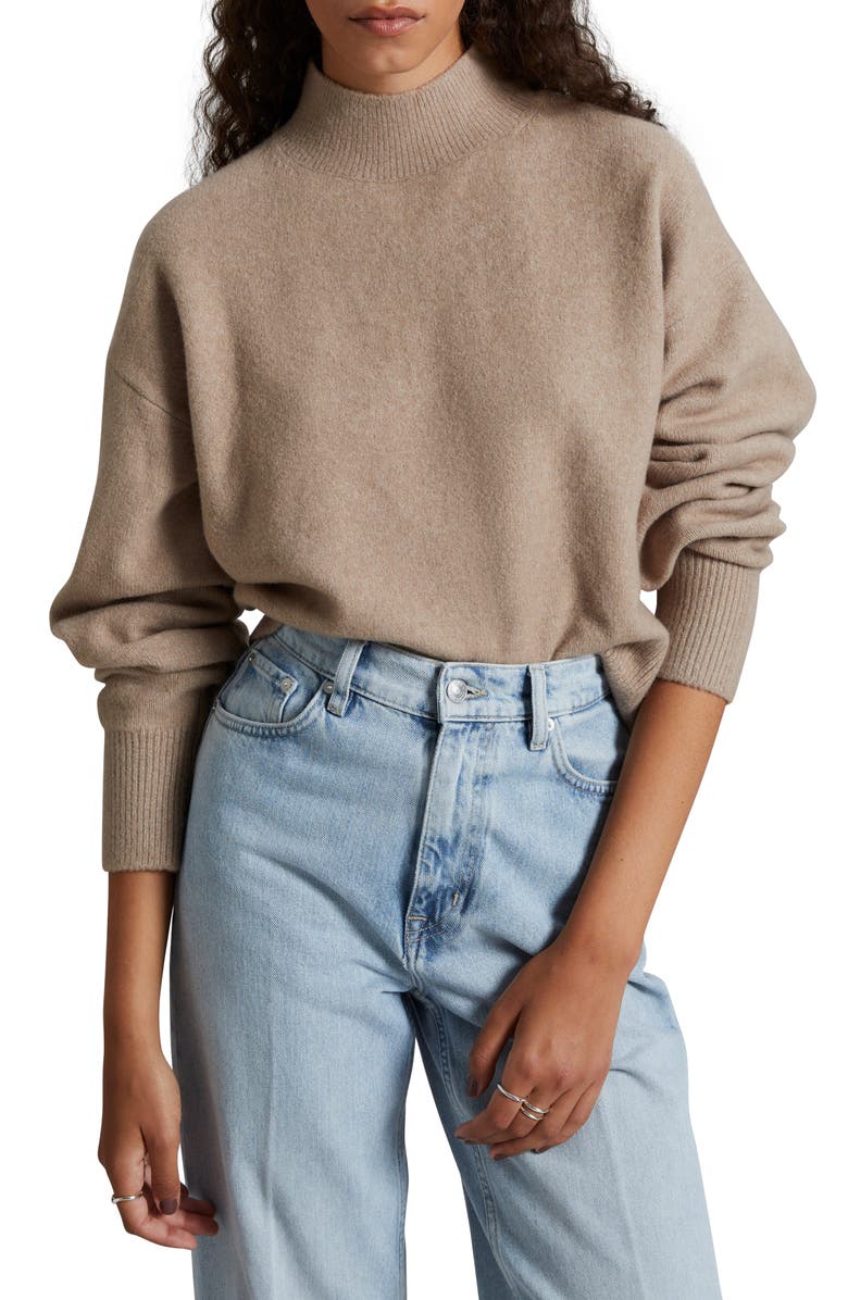 & Other Stories Mock Neck Sweater, Main, color, 