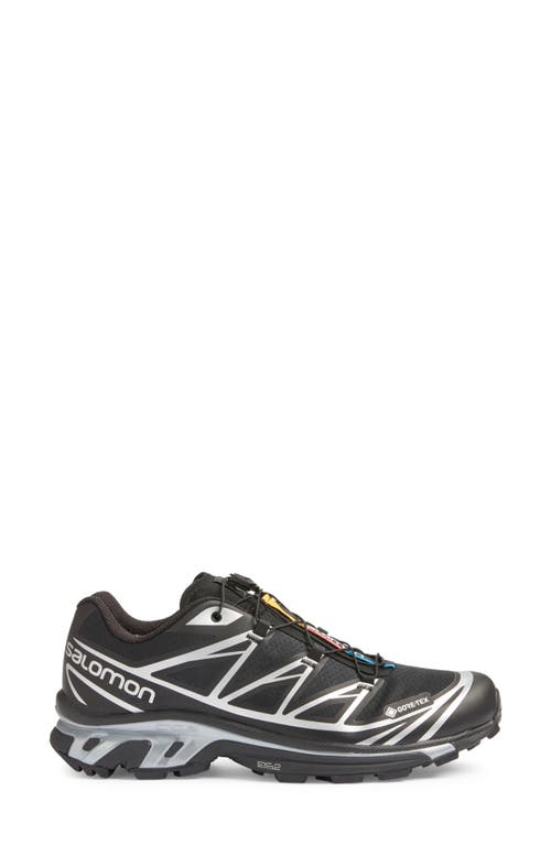 Salomon Gender Inclusive Xt-6 Gore-tex® Waterproof Sneaker In Black