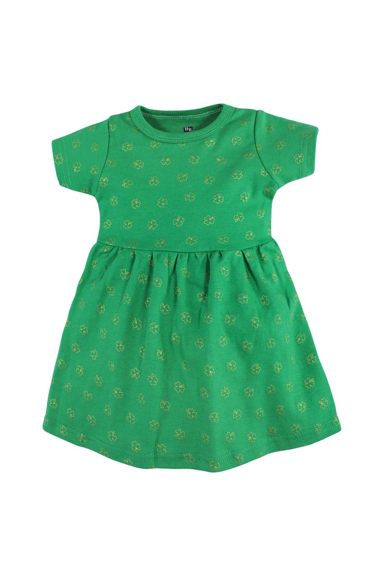 Stylish Baby Dress 2Pk, Alternate, color, Green Shamrocks