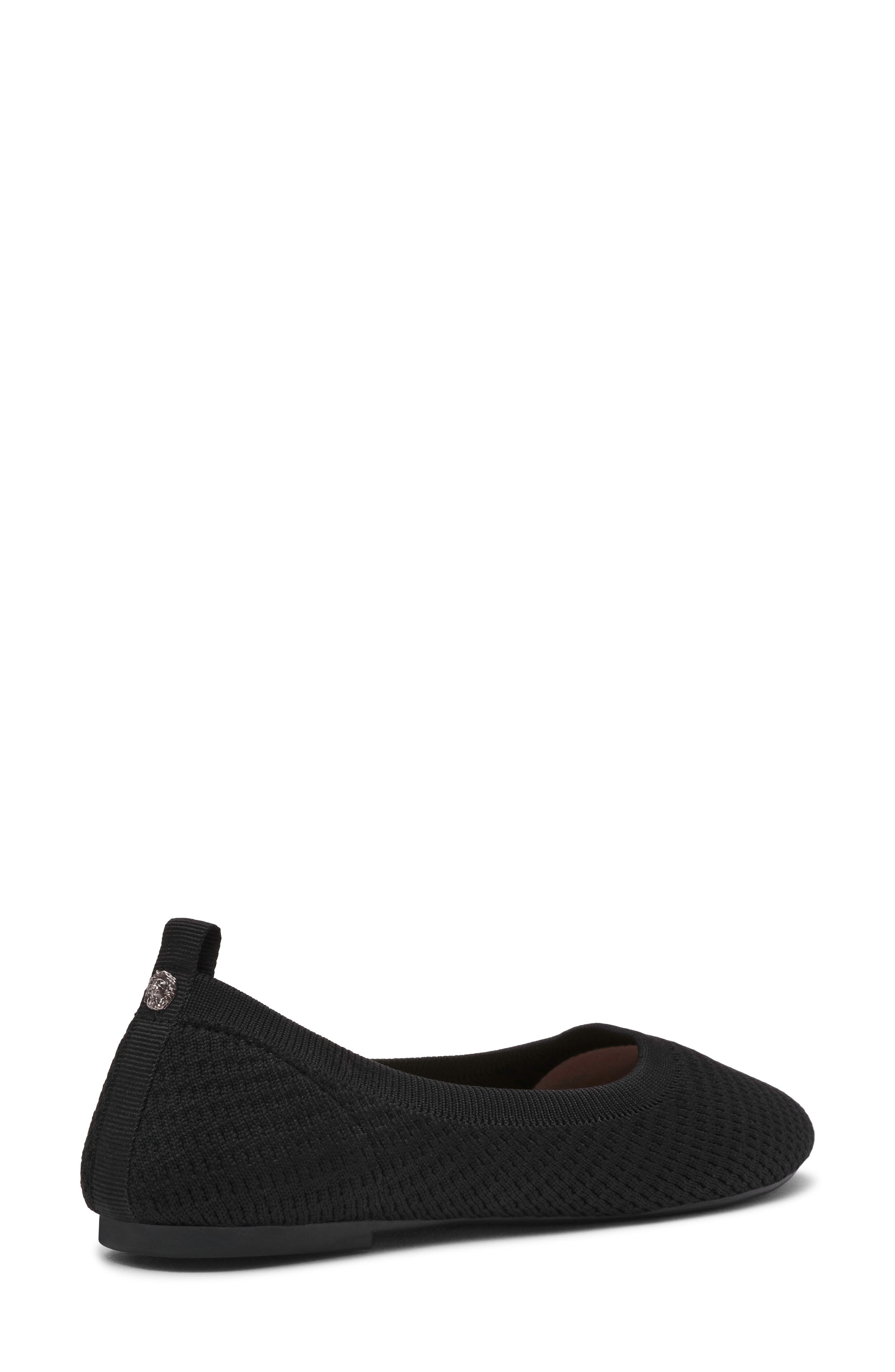 Anne Klein Joyy Knit Ballet Flat, Alternate, color, Black