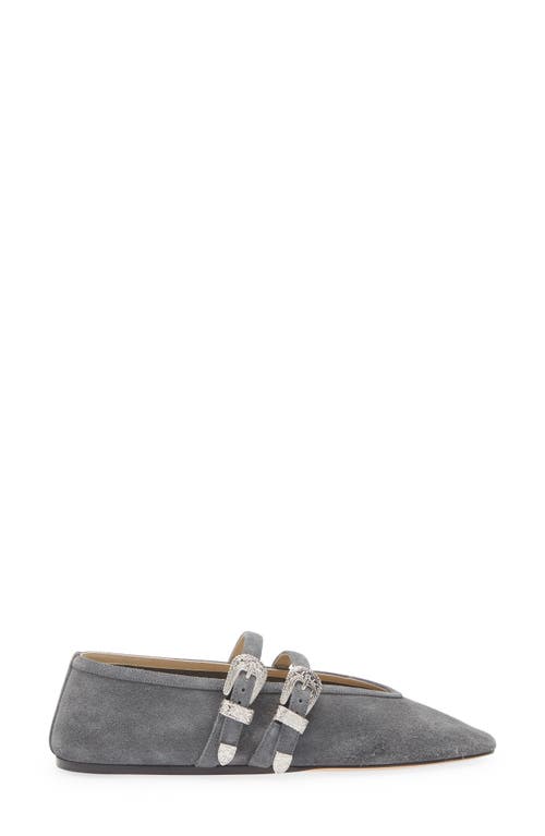 Shop Le Monde Beryl Claudia Ballet Flat In Anthracite