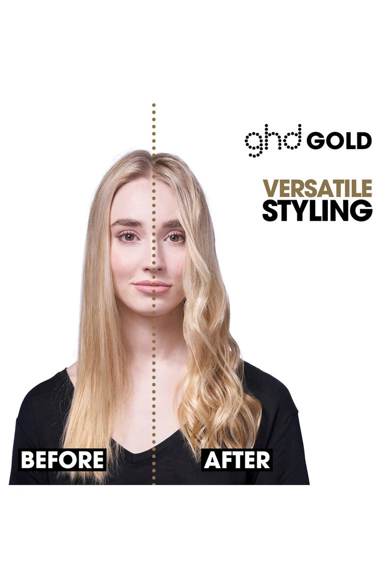 Gold Styler 1-Inch Flat Iron, Alternate, color, BLACK